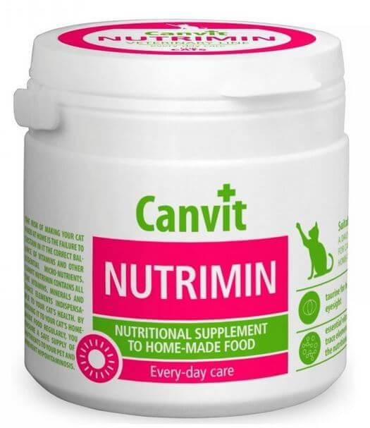 CANVIT Nutrimin, supliment sistem digestiv pisici, flacon, 150g - poza 2