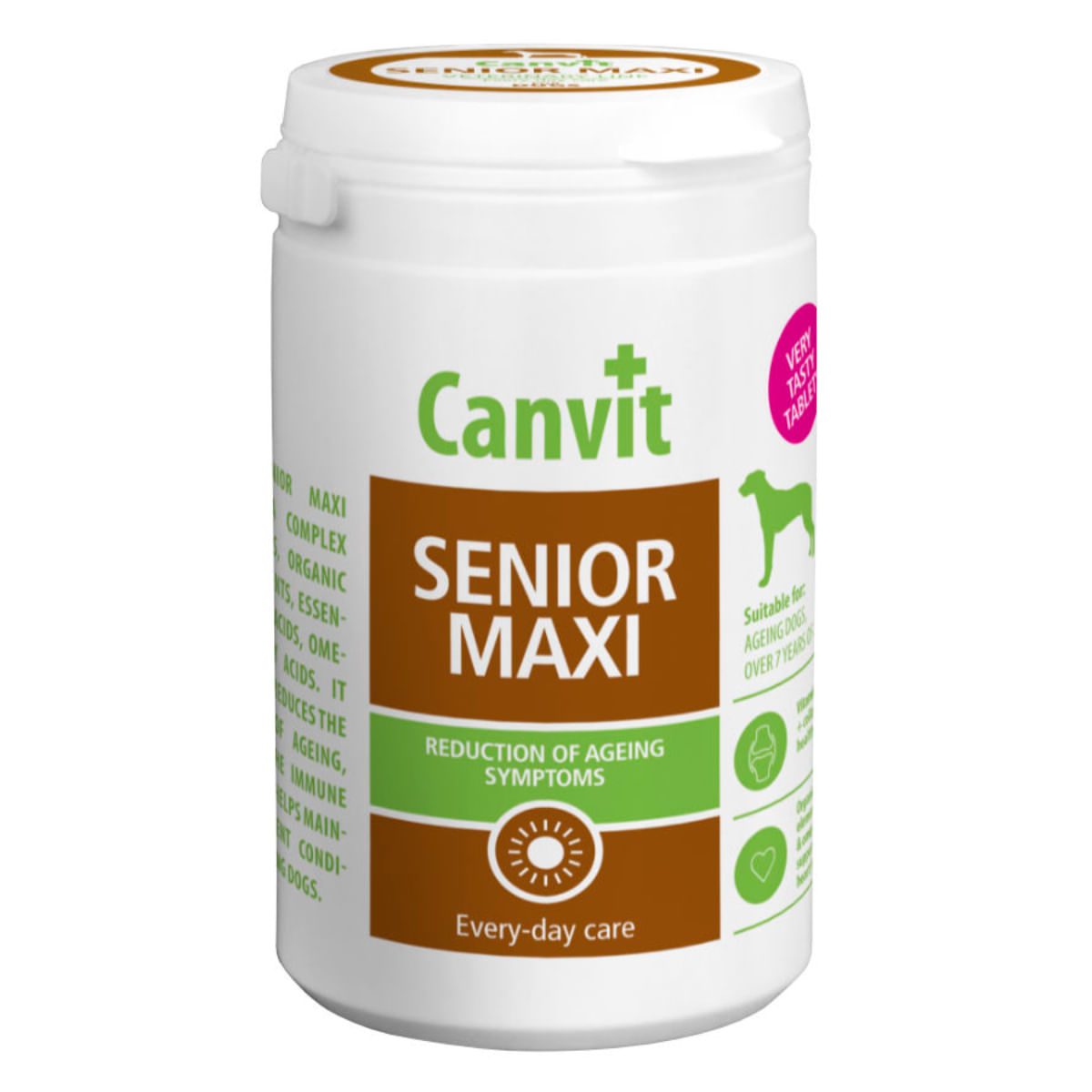 CANVIT Senior Maxi, multivitamine câini senior CANVIT Senior Maxi, M-XL, multivitamine câini senior, flacon, 230g - poza 2