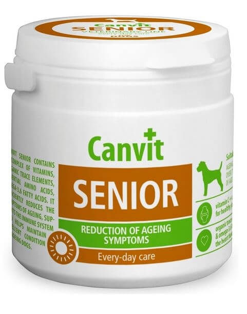CANVIT Senior, multivitamine câini senior CANVIT Senior, XS-S, multivitamine câini senior, flacon, 100g - poza 1
