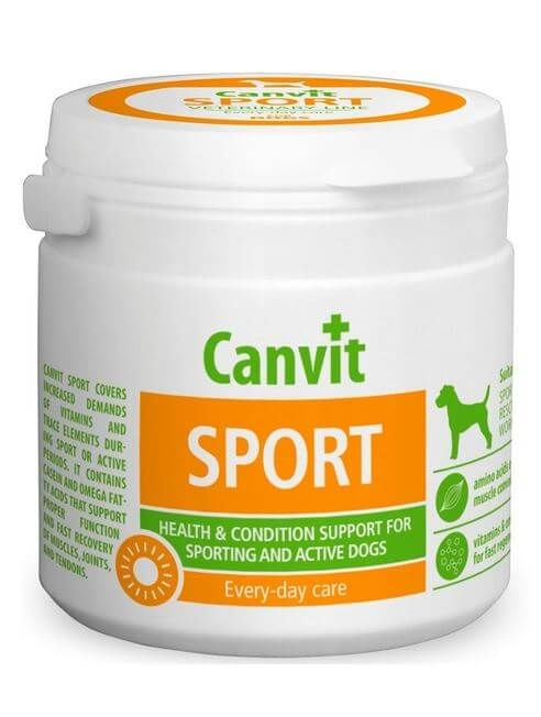 CANVIT Sport Maxi, supliment activitate intensă câini CANVIT Sport Maxi, M-XL, supliment activitate intensă câini, flacon, 230g - poza 1
