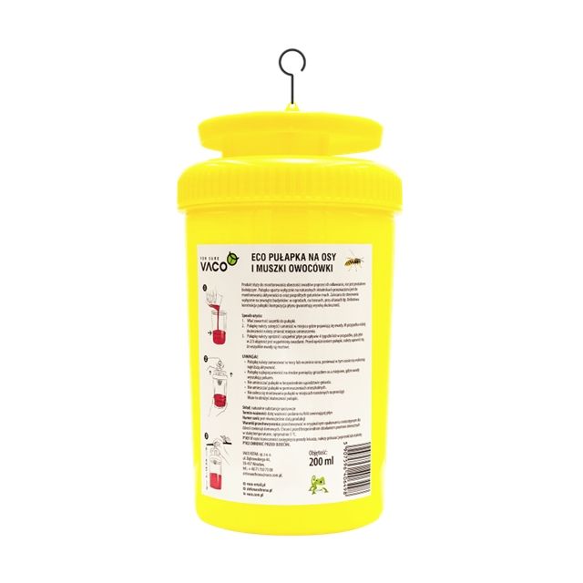 Capcana viespi si muste, cu reincarcare, VACO, 200 ml