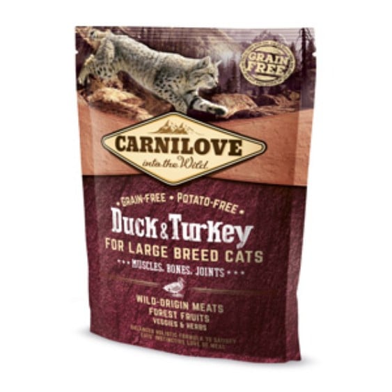 Carnilove Duck Turkey Large Breed Cats 400 g