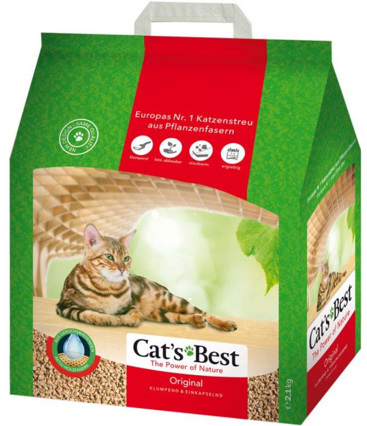CAT'S BEST The Power of Nature Original Aşternut vegetal pentru pisici