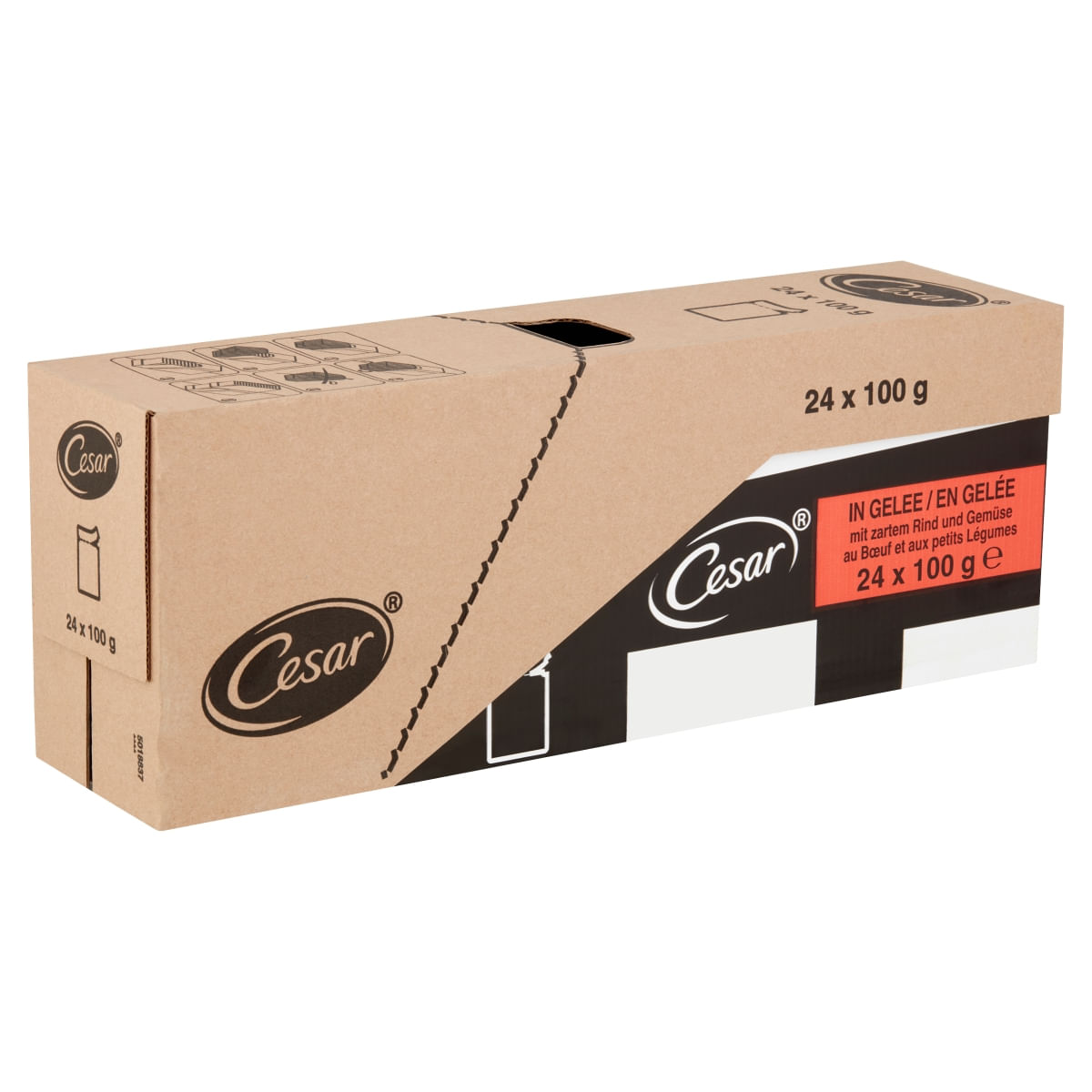 CESAR Vită și Legume, hrană umedă câini, (în aspic) CESAR Vită și Legume, plic hrană umedă câini, (în aspic), 100g - poza 3