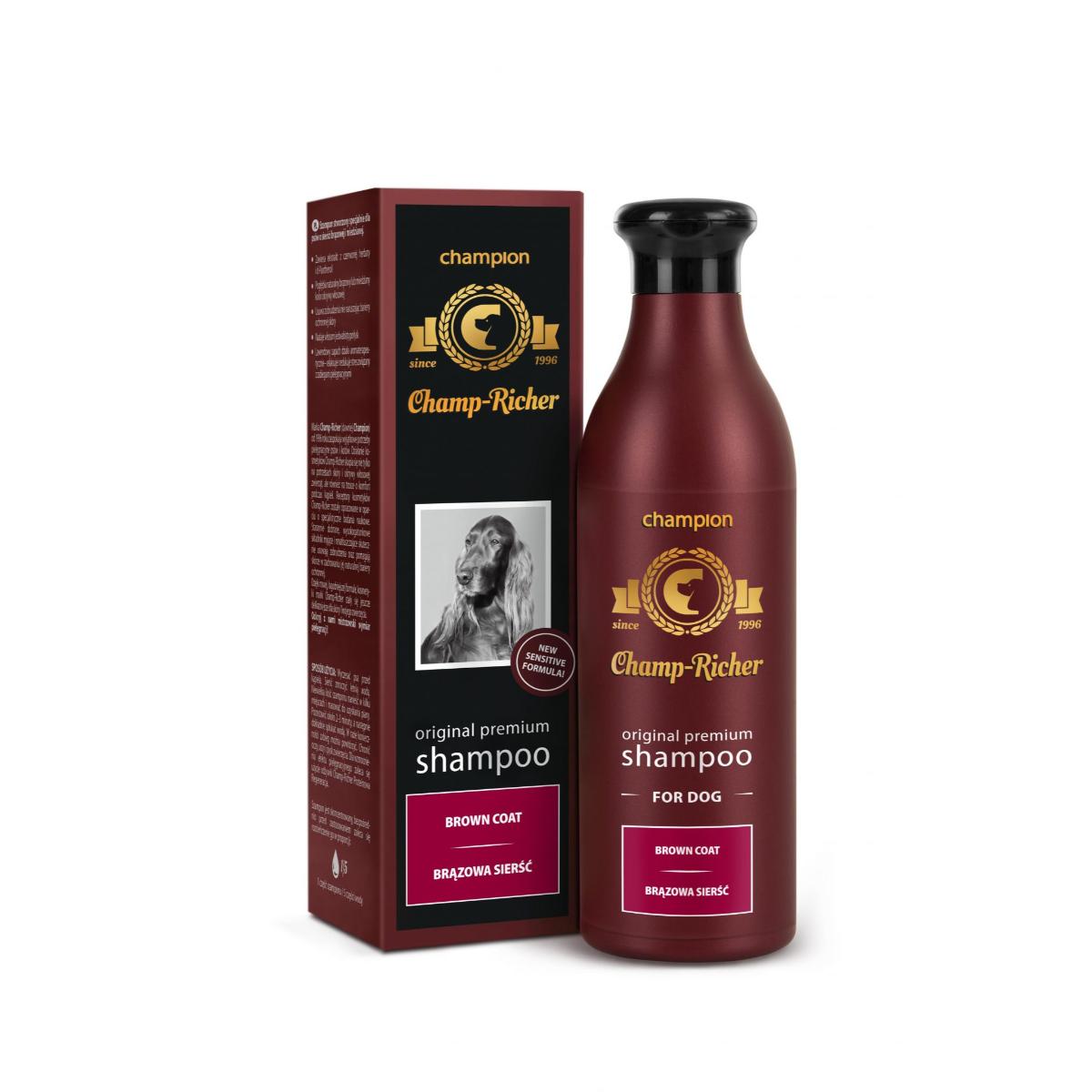 CHAMP RICHER Brown Coat, șampon câini, blană aurie, Lavanda, flacon cu aplicator, 250ml - poza 1