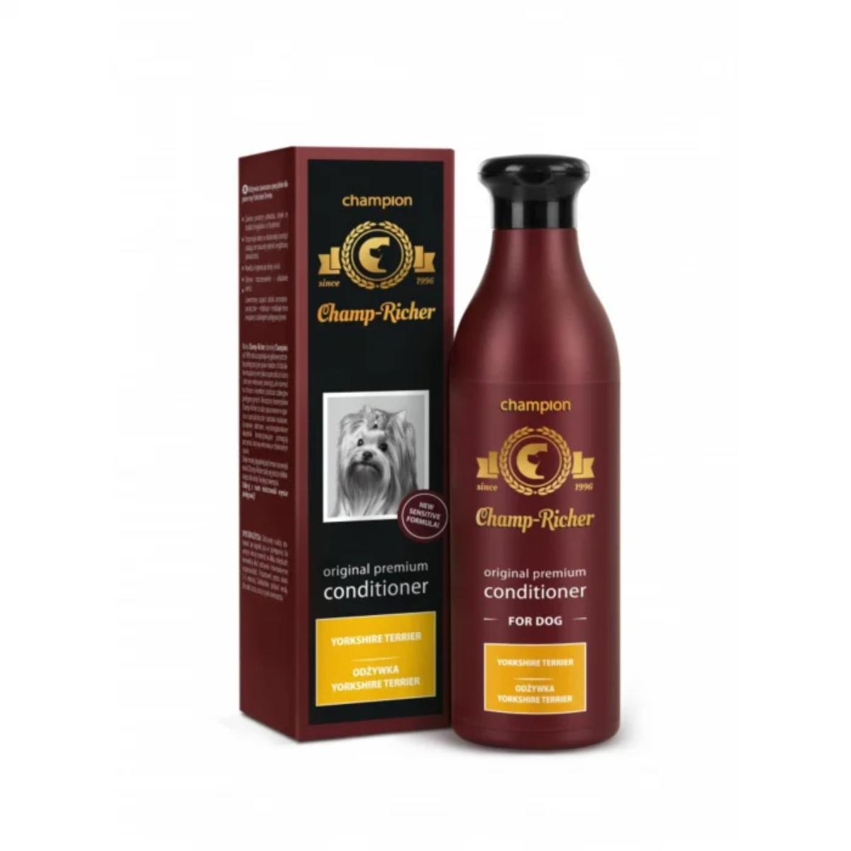 CHAMP RICHER Yorkshire Terrier, balsam câini, Lavanda, flacon cu aplicator, 250ml - poza 1