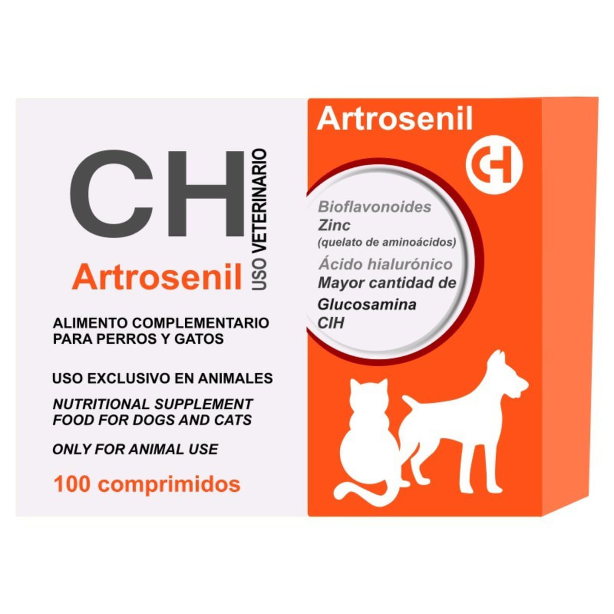 CHEMICAL IBERICA Artrosenil, supliment sistem articular câini, comprimate CHEMICAL IBERICA Artrosenil, XS-XL, supliment sistem articular câini și pisici, cutie, 100 comprimate - poza 1