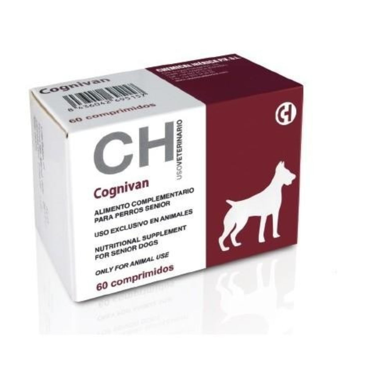 CHEMICAL IBERICA Cognivan Neuroprotect Senior, supliment sistem nervos & calmante câini senior, comprimate CHEMICAL IBERICA Cognivan Neuroprotect Senior, XS-XL, supliment sistem nervos & calmante câini senior, cutie, 60 comprimate