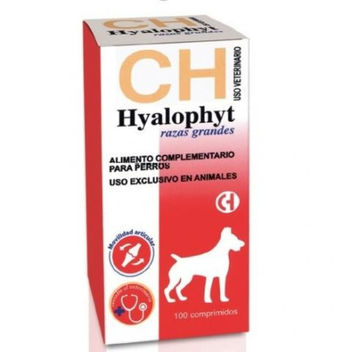 CHEMICAL IBERICA Hyalophyt Large Breeds, supliment sistem articular câini, comprimate CHEMICAL IBERICA Hyalophyt Large Breeds, L-XL, supliment sistem articular câini, cutie, 100 comprimate - poza 2