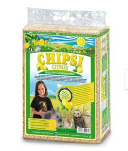 CHIPSI Citrus Rumeguş pentru rozătoare, cu aromă de lămâie