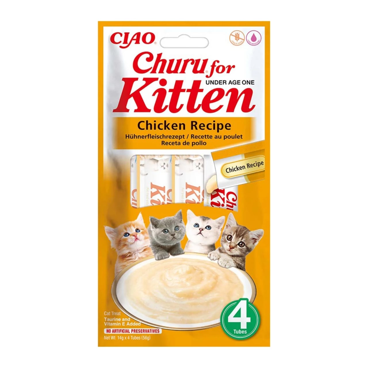 Churu Kitten, 4x14 grame - poza 1