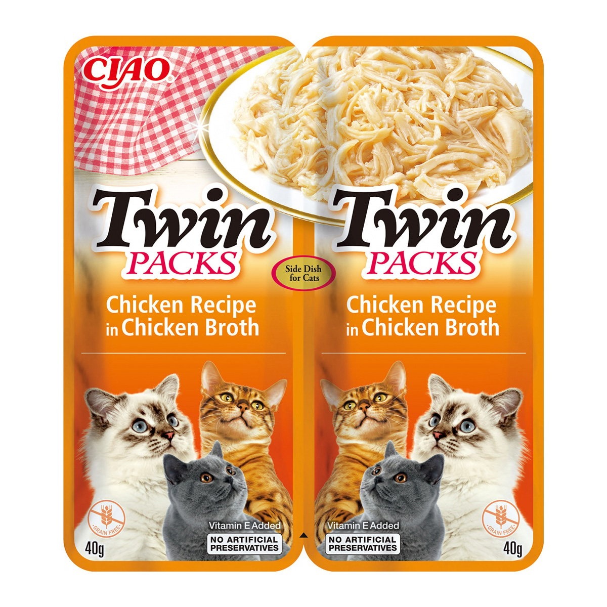 Ciao Cat Twin Packs, 2x40 grame - poza 1