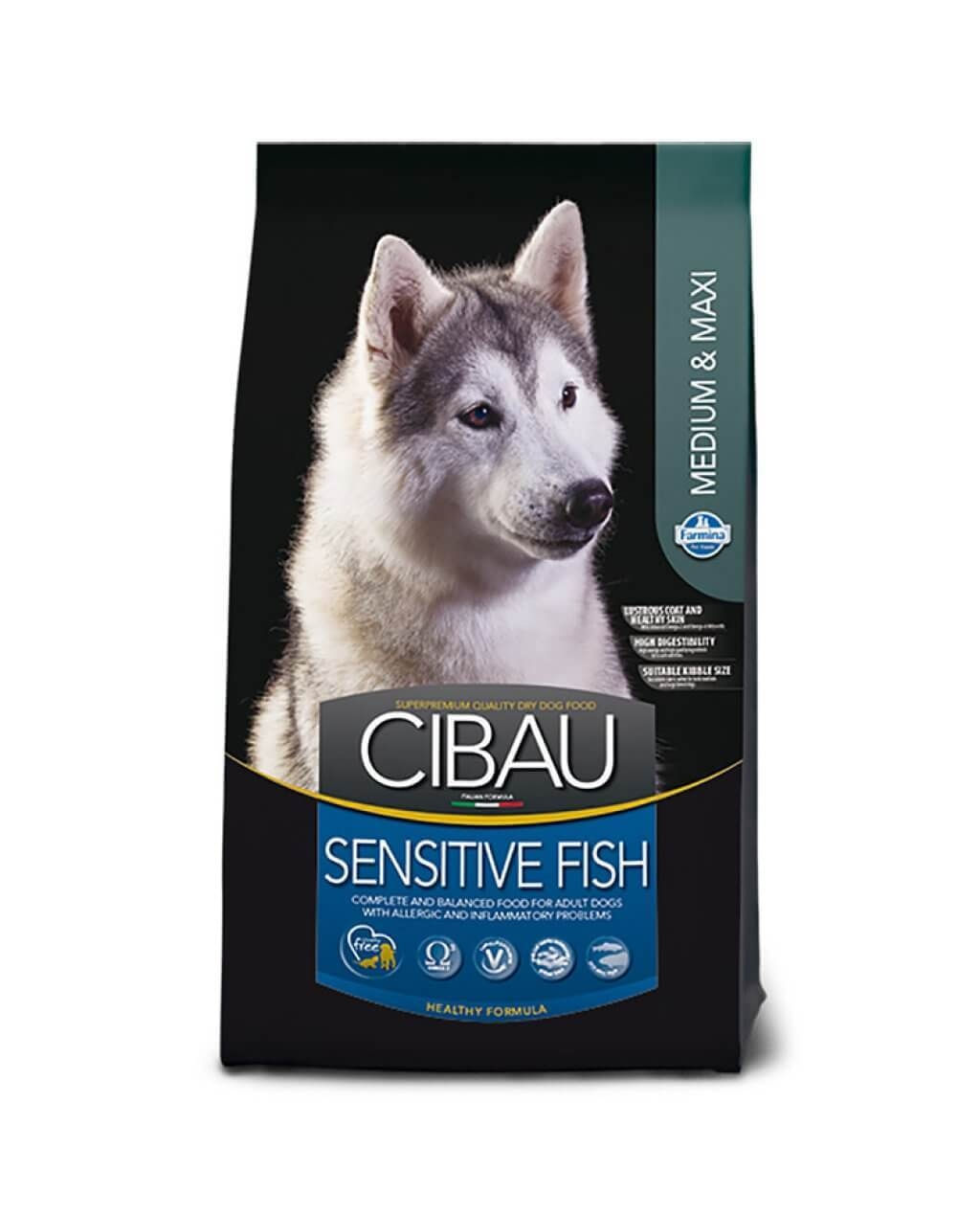 Cibau Sensitive Fish Medium/Maxi 12 kg - poza 1