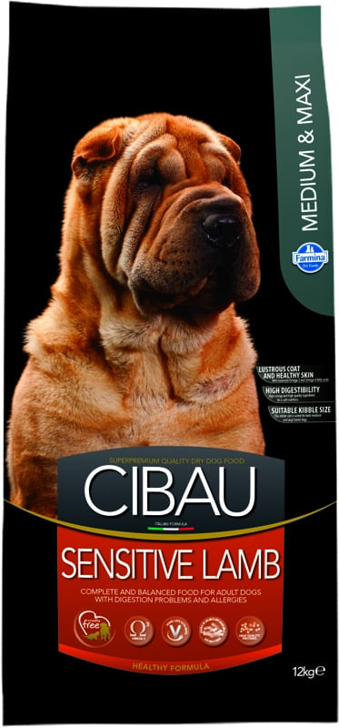 Cibau Sensitive Lamb Medium/Maxi 12 kg - poza 2