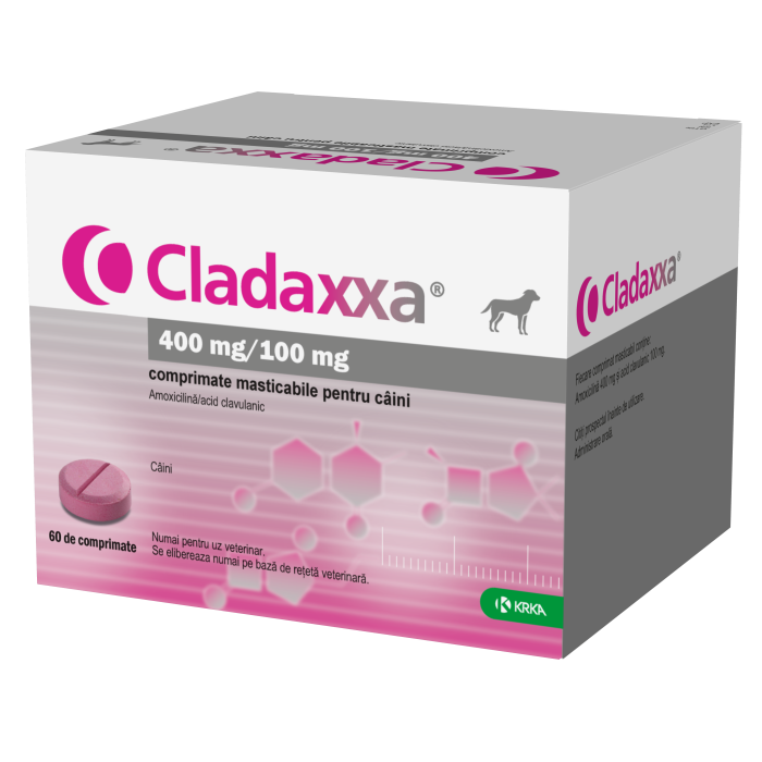 Cladaxxa 400mg 100mg 10 comprimate masticabile