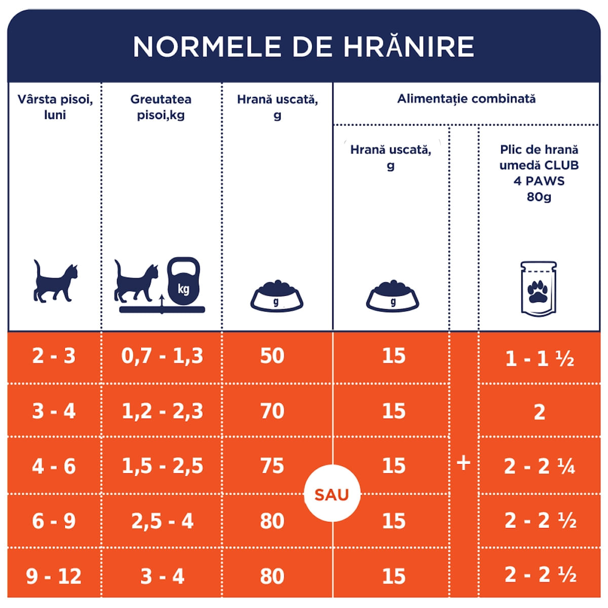 CLUB 4 PAWS Premium Kitten, Pui, hrană uscată pisici junior, 300g - poza 5
