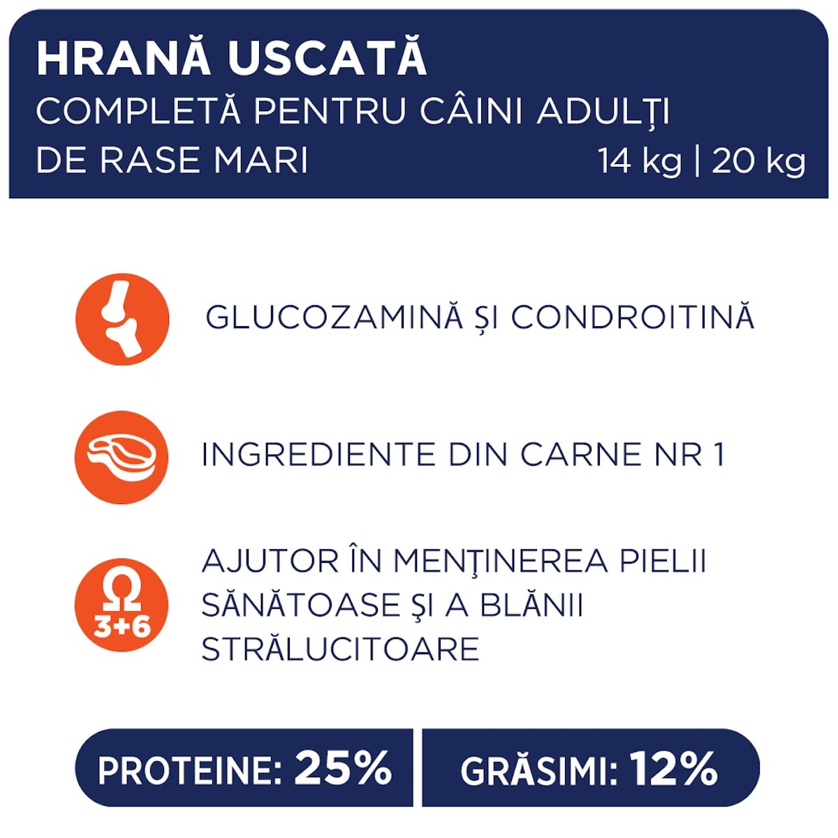 CLUB 4 PAWS Premium, L-XL, Pui, hrană uscată câini, 14kg - poza 4