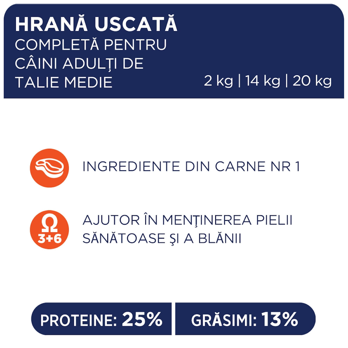 CLUB 4 PAWS Premium, M, Pui, hrană uscată câini, 14kg - poza 4