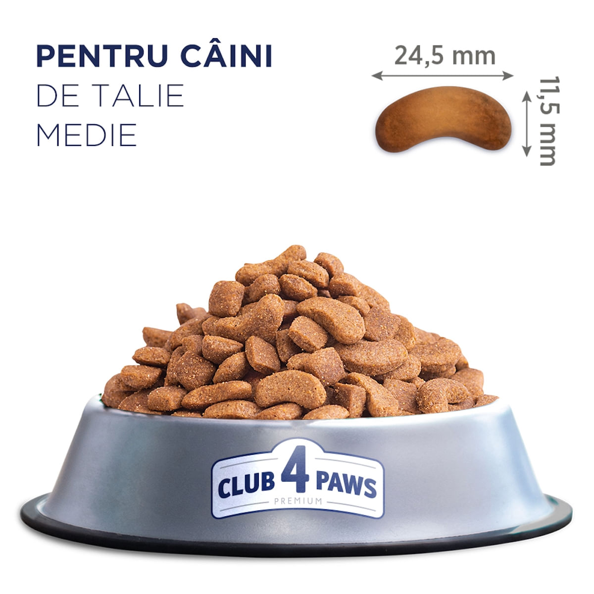 CLUB 4 PAWS Premium, M, Pui, hrană uscată câini, 14kg - poza 5