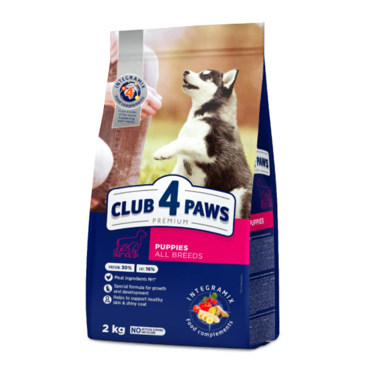CLUB 4 PAWS Premium Puppy, Pui, hrană uscată câini junior CLUB 4 PAWS Premium Puppies All Breeds, XS-XL, Pui, hrană uscată câini junior, 2kg - poza 1