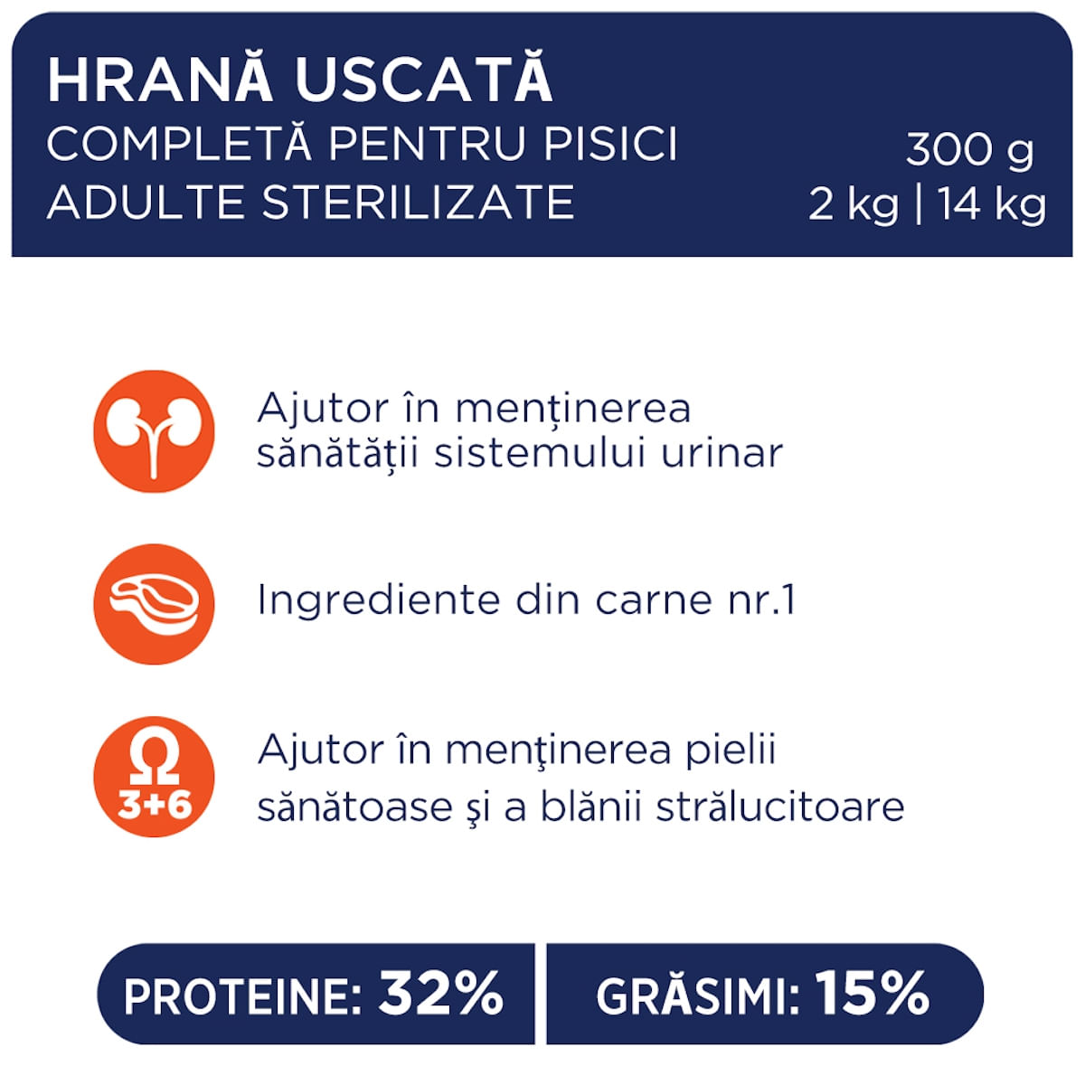 CLUB 4 PAWS Premium Sterilised, Pui, hrană uscată pisici sterilizate, 14kg - poza 5