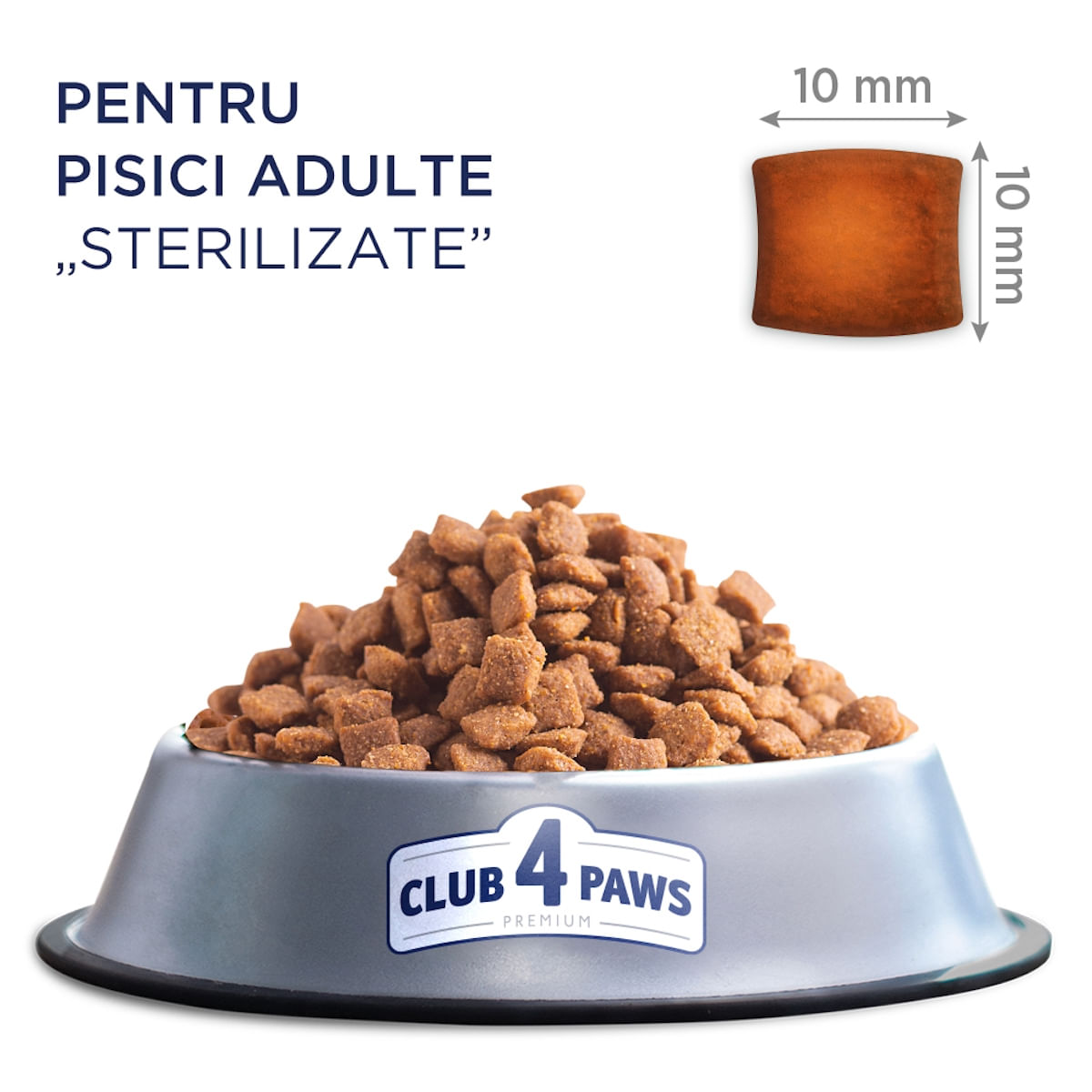 CLUB 4 PAWS Premium Sterilised, Pui, hrană uscată pisici sterilizate, 2kg - poza 4