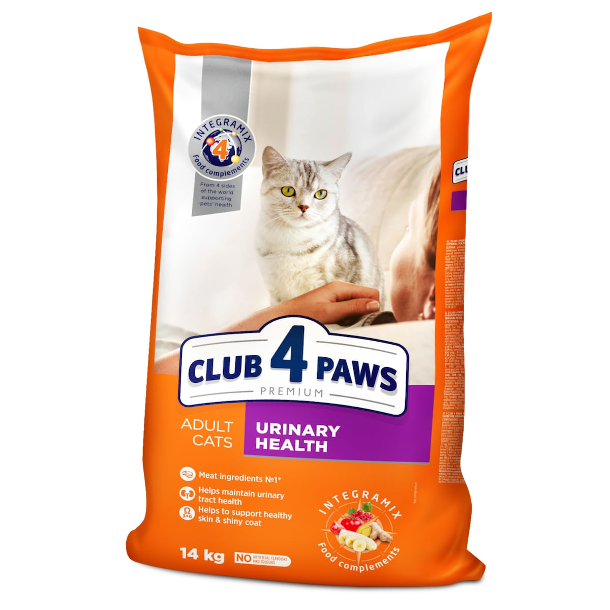 CLUB 4 PAWS Premium Urinary Health, Pui, hrană uscată pisici, sistem urinar, 14kg - poza 2