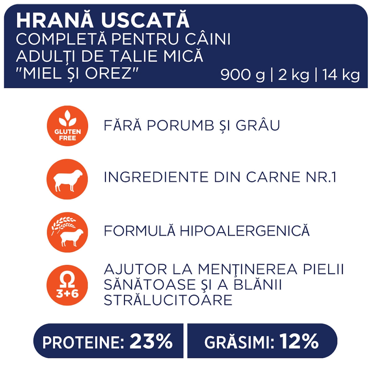 CLUB 4 PAWS Premium, XS-S, Miel și Orez, hrană uscată câini, alergii, 900g - poza 4