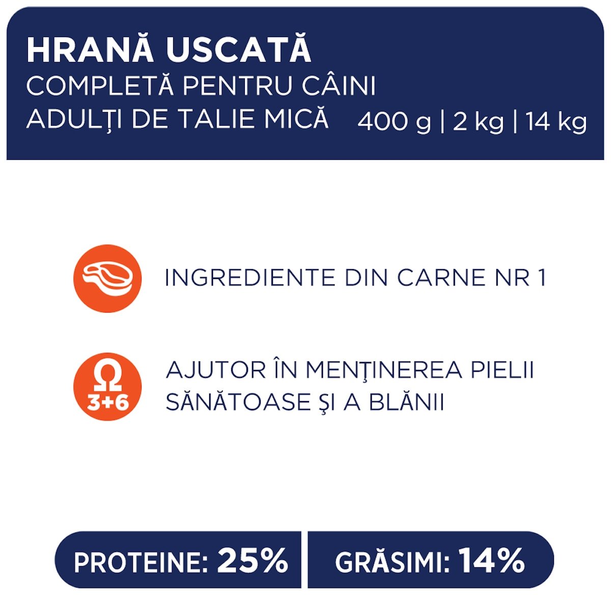 CLUB 4 PAWS Premium, XS-S, Pui, hrană uscată câini, 2kg - poza 2