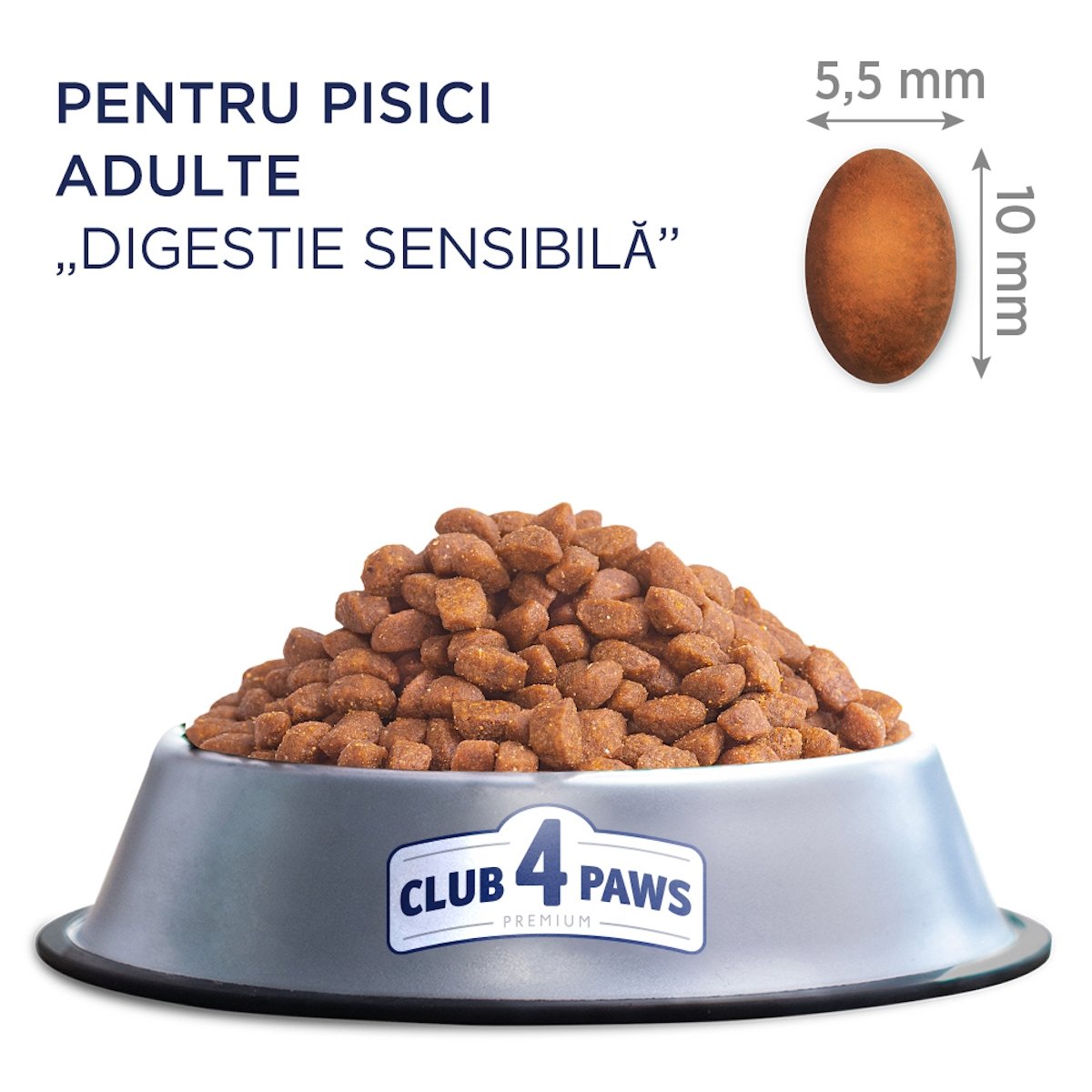 CLUB 4 PAWS Sensitive, Pui, hrană uscată pisici, sistem digestiv, 2kg - poza 3