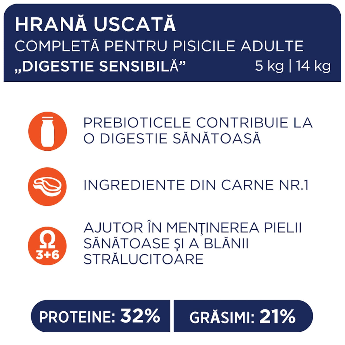 CLUB 4 PAWS Sensitive, Pui, hrană uscată pisici, sistem digestiv, 2kg - poza 5