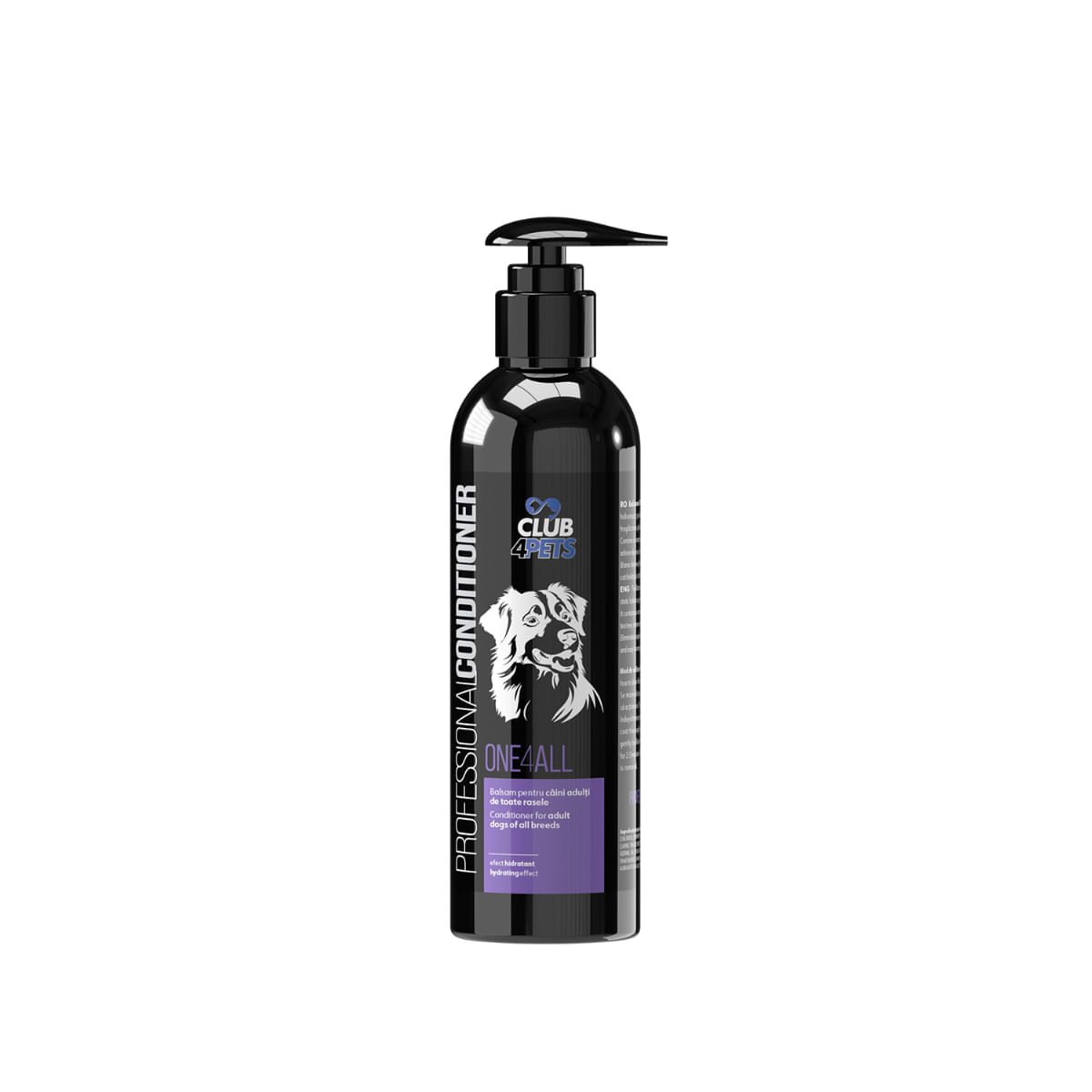 CLUB 4 PETS Profesional One4All, balsam câini, hidratant, flacon cu aplicator, 250ml - poza 1