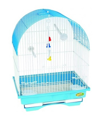 Colivie pentru pasari Tatrapet Dodo, 30 x 23 x 37 cm, rotunda, turcoaz