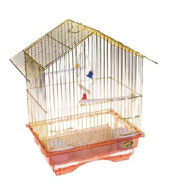 Colivie pentru pasari Tatrapet Dodo, 30 x 23 x 38 cm, aurie