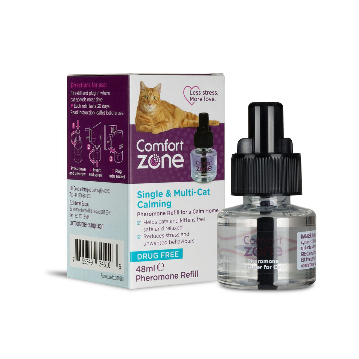 COMFORT ZONE Rezerva cu Feromoni cu Efect Calmant pentru Diffuser - poza 4