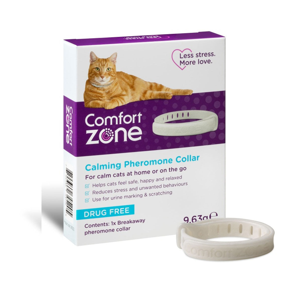 COMFORT ZONE Zgarda cu Feromoni cu Efect Calmant pentru Pisici - poza 2