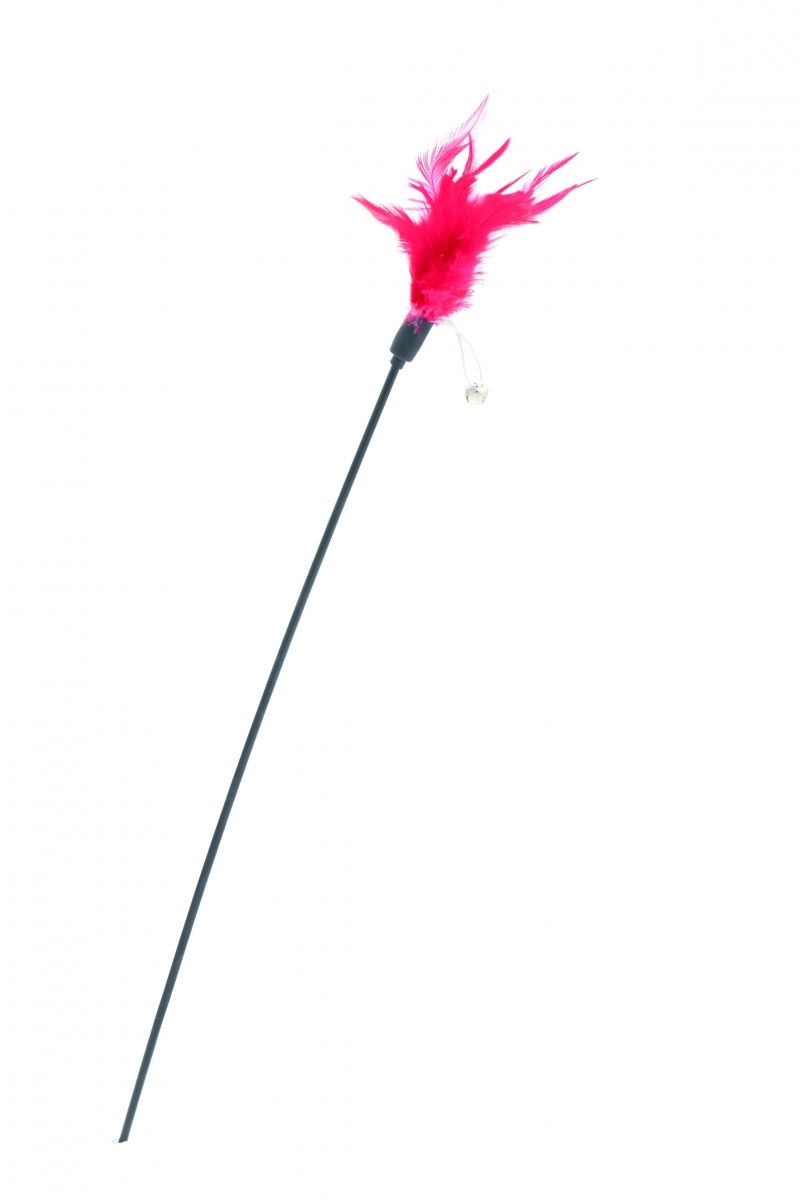 Comfy Jucarie Pisica Undita Rod Feather 60 cm