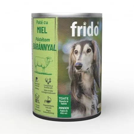 Conserva pentru caini Frido Pate cu miel 400 gr