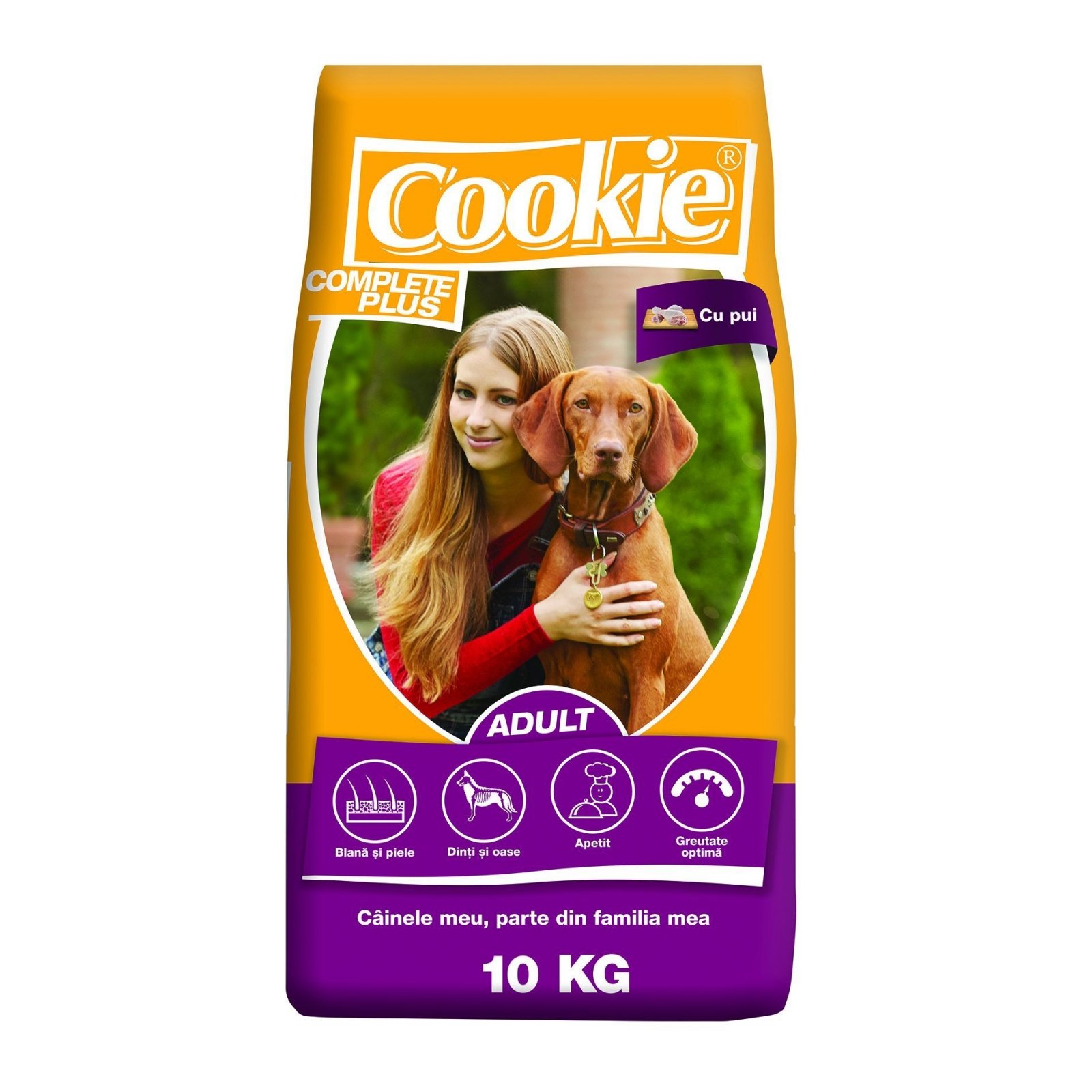 Cookie Complete Plus Adult cu Pui, 10 kg - poza 2