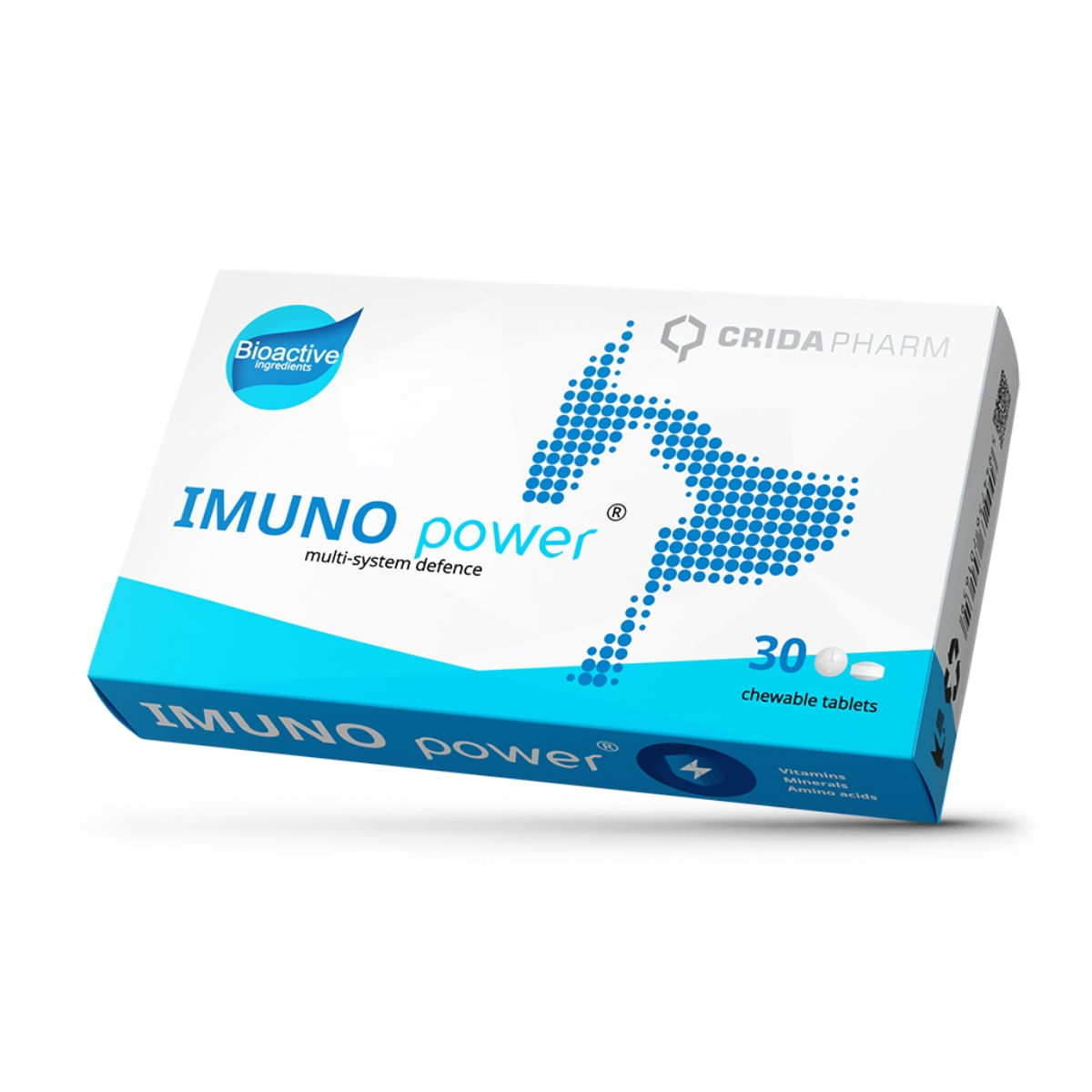 CRIDA PHARM ImunoPower, supliment sistem imunitar câini, comprimate masticabile CRIDA PHARM ImunoPower, XS-XL, supliment sistem imunitar câini și pisici, cutie, 30 comprimate masticabile - poza 2