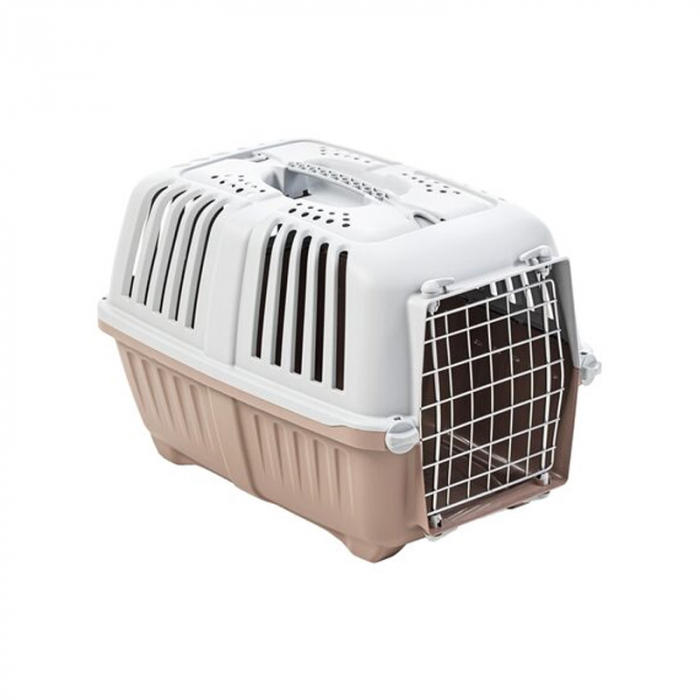 Cusca de transport Pratiko 1 Metal Cipria Pink 48 x 31 x 33 (h) cm