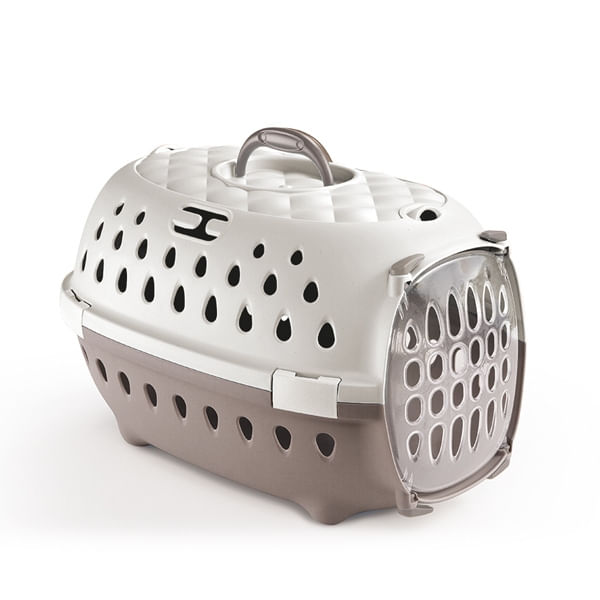 Cusca Transport Stefanplast Guliver Chic Gri, 50x34 cm - poza 3
