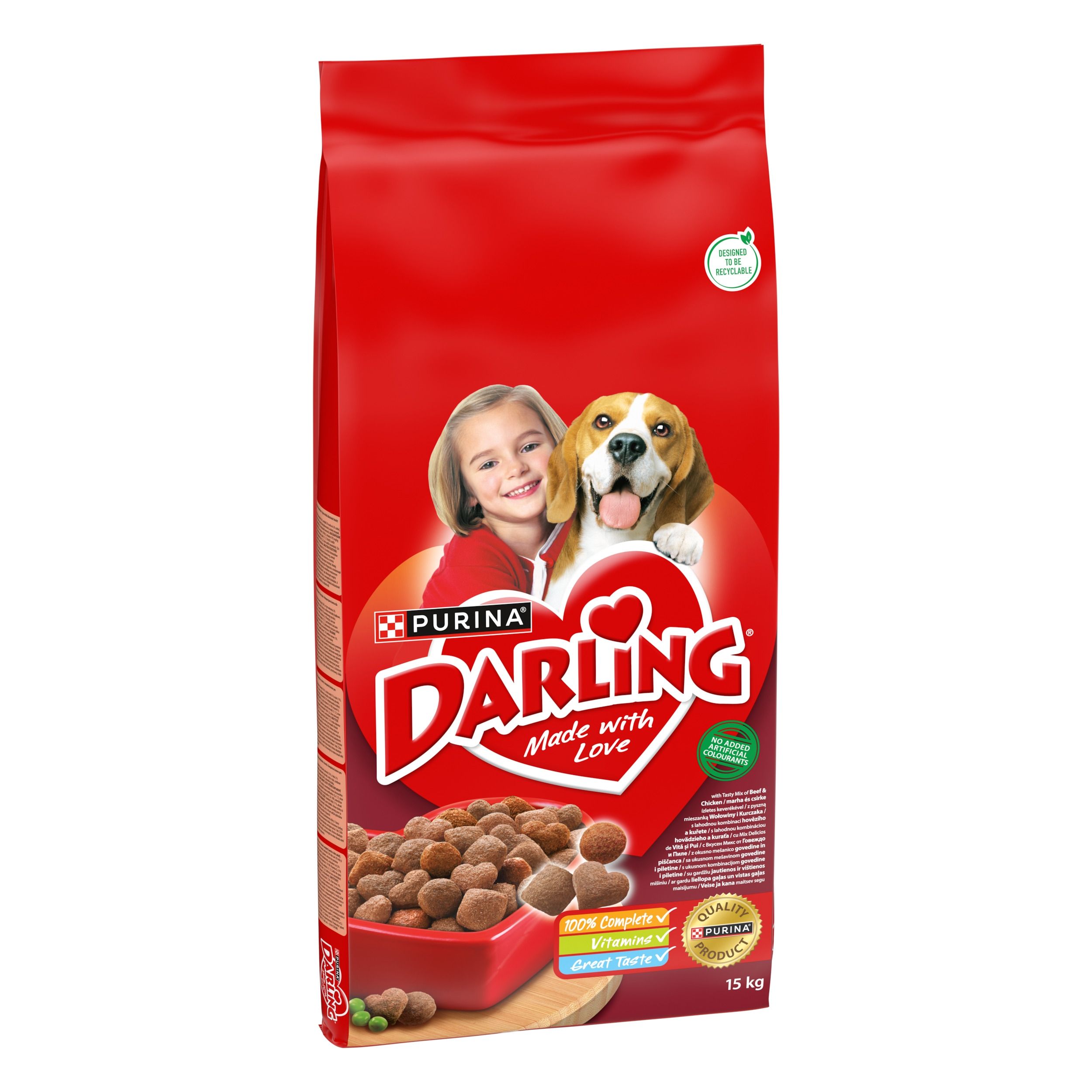 Darling Dog Beef & Chicken, 15 kg