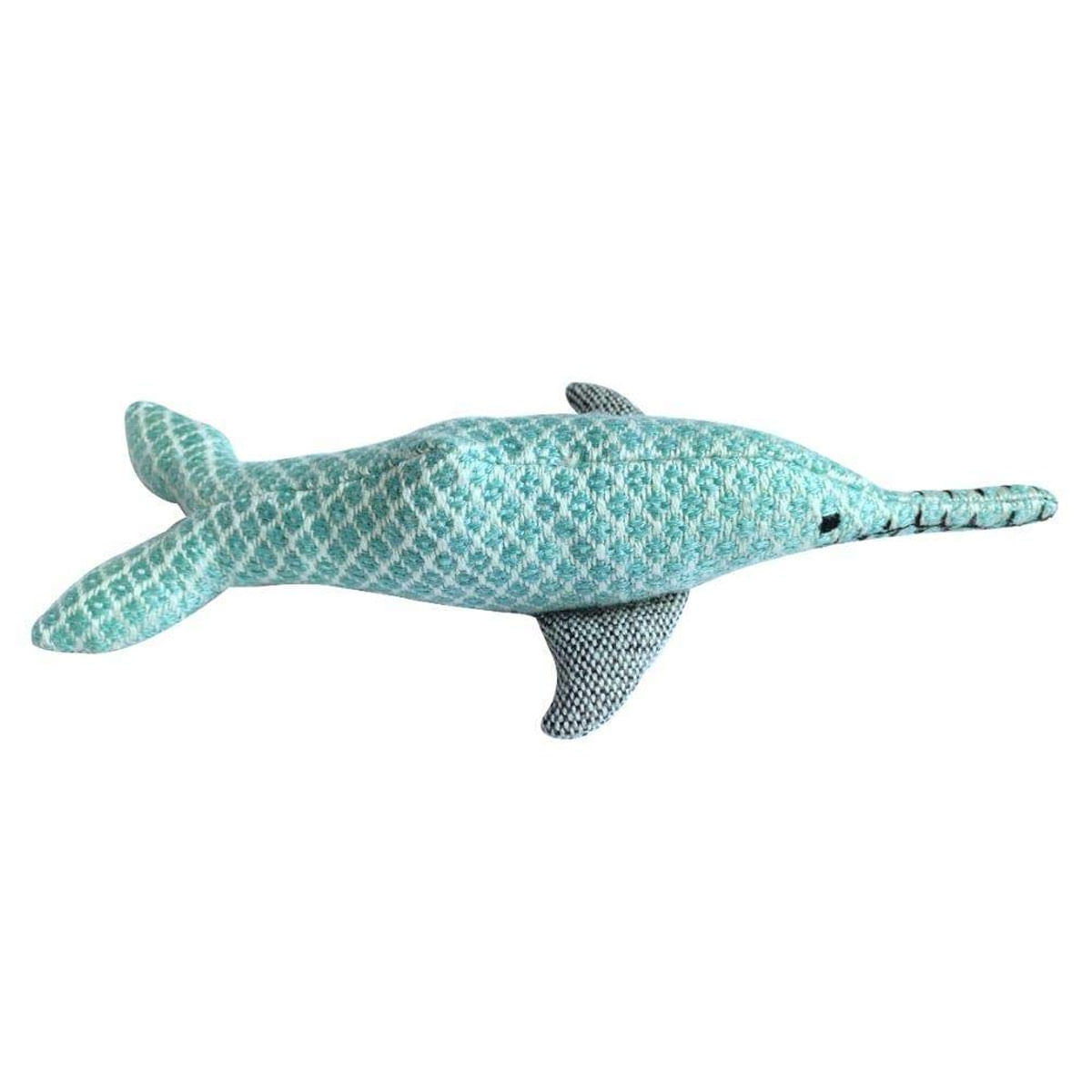Delfinul de Gange WWF, Jucărie pentru caini, din materiale reciclate, 22 x 6 x 12 cm - poza 2