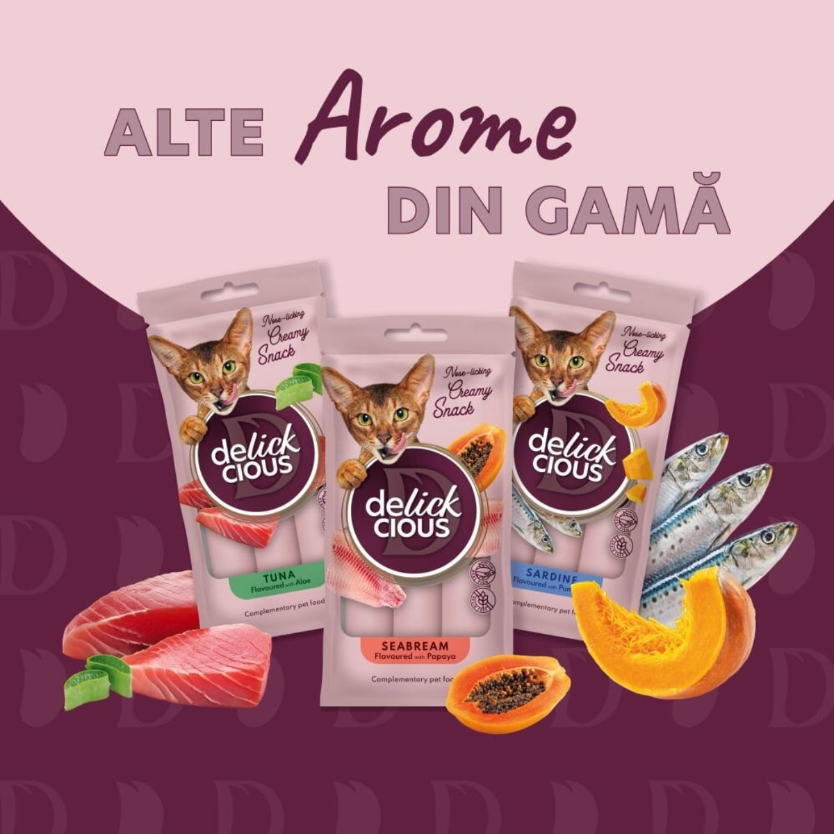 DELICKCIOUS Creamy Snack, Pui și Ananas, plic recompense pisici, 60g - poza 5