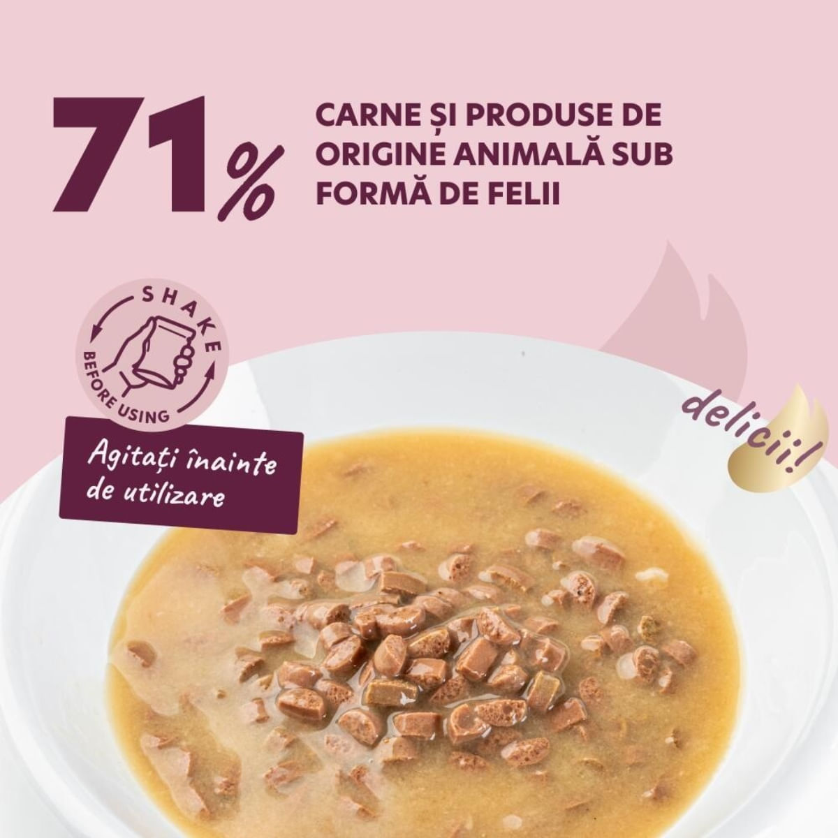 DELICKCIOUS Dessert, XS-S, Curcan și Fructe Tropicale, plic hrană umedă câini, (în sos), bax, 80g x 12buc - poza 4