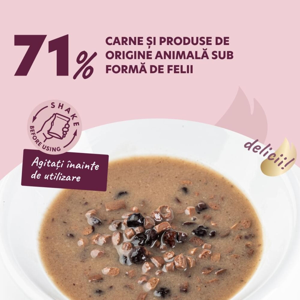 DELICKCIOUS Dessert, XS-S, Miel și Fructe de Pădure, plic hrană umedă câini, (în sos), bax, 80g x 12buc - poza 5