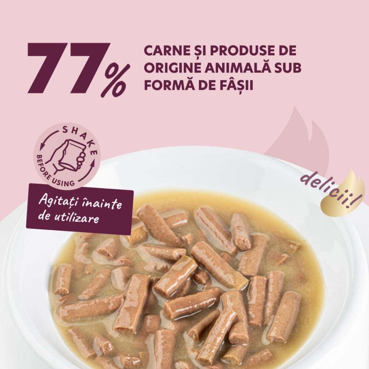 DELICKCIOUS Dinner, XS-S, Curcan și Brânză, plic hrană umedă câini, (în supă), 85g - poza 3