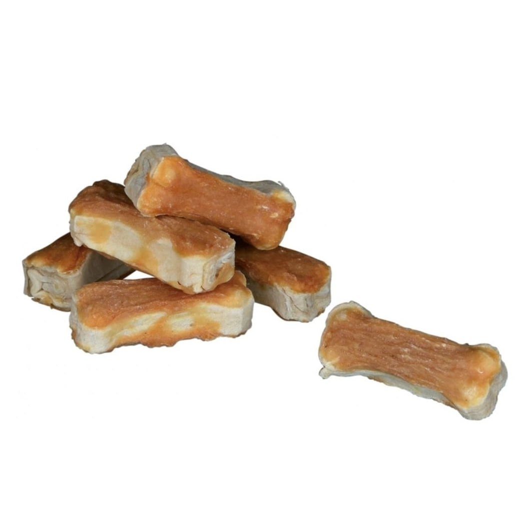 DentaFun Os Presat din Piele de Vita, cu Piept de Pui, 8 buc, 5 cm, 120 g - poza 1