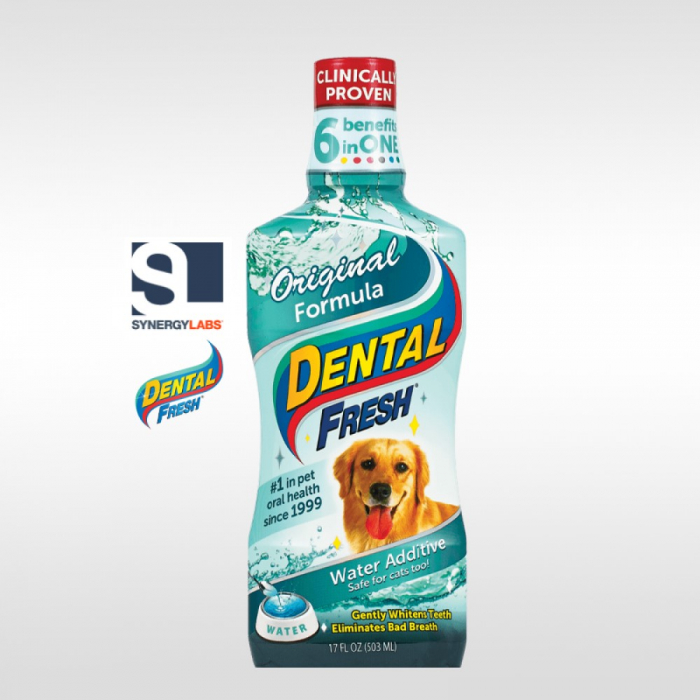 Dental Fresh ORIGINAL FORMULA pentru caini , Synergy Labs, 503 ml